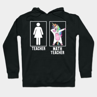 Teacher vs Math teacher Hoodie